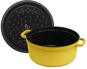 Staub - 5.5 QT Round Cocotte Citron 5.2L - 1029024