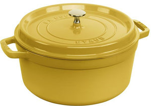 Staub - 5.5 QT Round Cocotte Citron 5.2L - 1029024