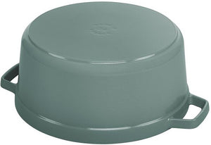 Staub - 5.5 QT Round Cocotte Eucalyptus 5.2L - 1023968