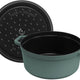 Staub - 5.5 QT Round Cocotte Eucalyptus 5.2L - 1023968