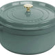 Staub - 5.5 QT Round Cocotte Eucalyptus 5.2L - 1023968