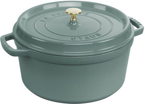 Staub - 7 QT Round Cocotte Eucalyptus 6.7L - 1023970