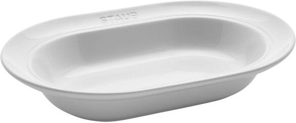 Staub - Dining Line White Oval Serving Dish - 1021471