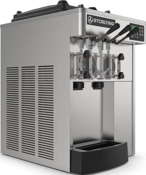 Stoelting - 208-240V 1-Phase 12,000-BTU Air-Cooled Twin-Twist Soft Serve Countertop Machine - F131-38I2