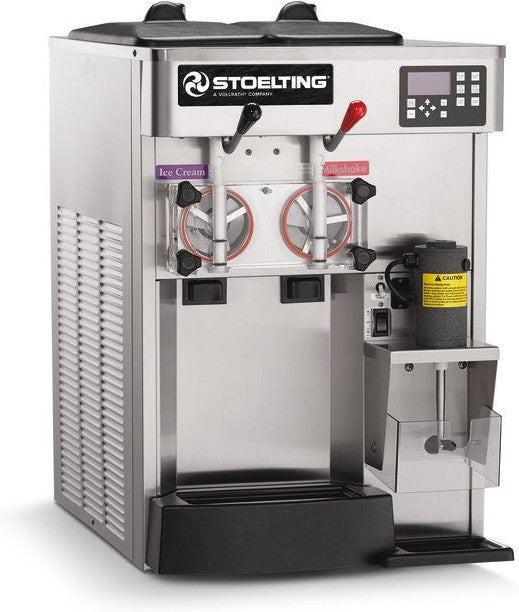 Stoelting - 208-240V, 1 Phase Air-Cooled Countertop Soft Serve & Shake Freezer with Front Mounted Blender - SF144X-302I2