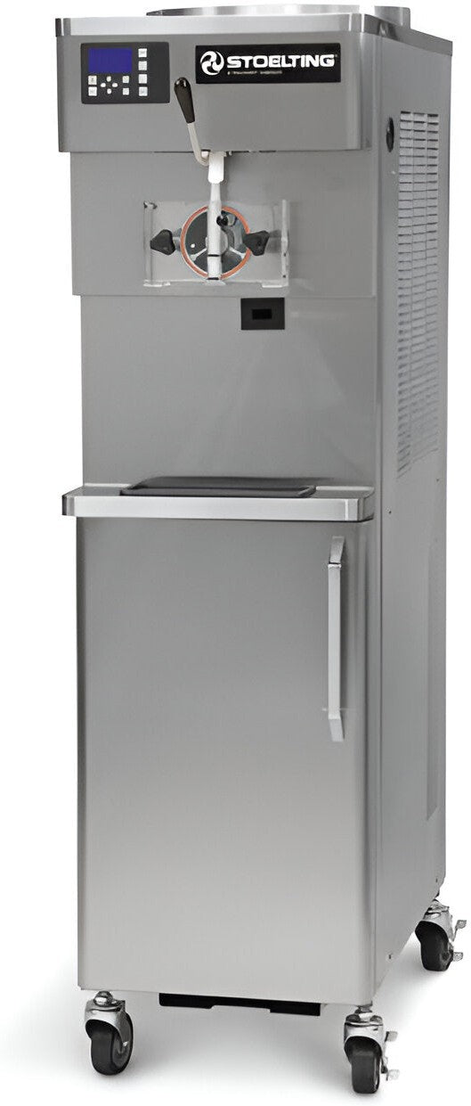 Stoelting - 208-240V, 1 Phase Air Cooled Single Flavor Pressurized Shake Freezer With Refrigerated Cabinet - U411X-302I2