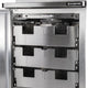 Stoelting - 208-240V, 1 Phase Air Remote Cooled Pressurized Twin-Twist Soft Serve and Frozen Yogurt Freezer With Refrigerated Mix Storage Cabinet and Side Handles - U431-48I2