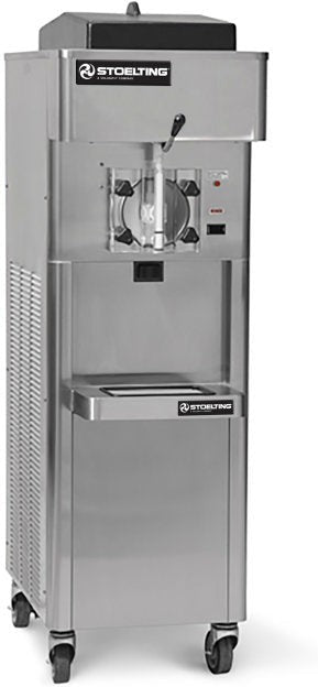 Stoelting - 208-240V 1 Phase Water Cooled Single Flavor High Capacity Gravity Fed Floor Model Shake Freezer - O212-18B