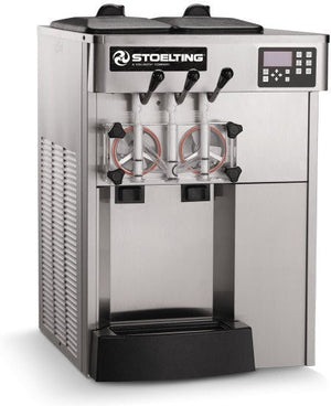 Stoelting - 22" x 28.5" x 34.75" 208-240 V Air Cooled Twin-Twist Soft Serve Countertop Machine - F131-18I2-WF