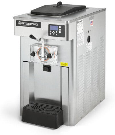 Stoelting - 220-240V Air Cooled 1 Phase Single Flavor High Capacity Gravity Fed Floor Model Shake Freezer - O111X-302I2F