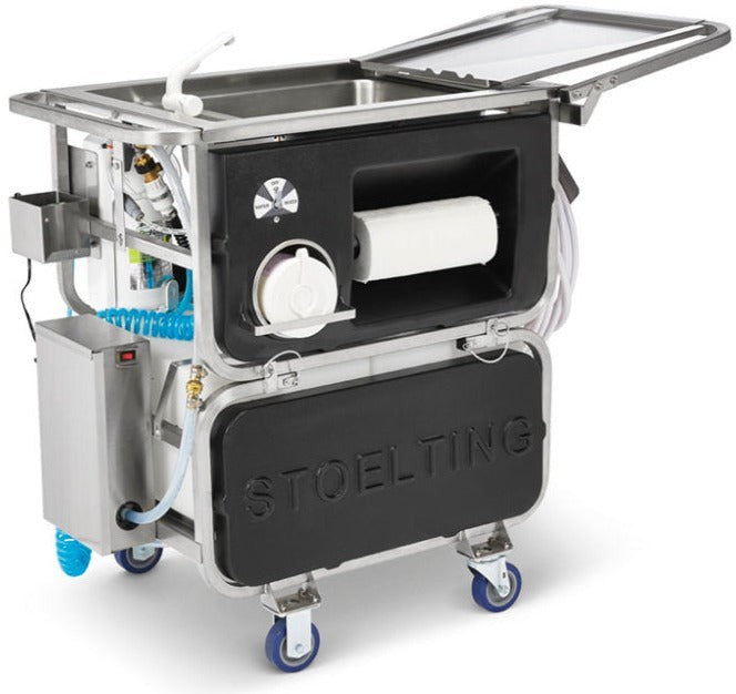 Stoelting - 220-240V Self-Contained Hydra-Rinse Companion Cart Portable Cleaning System - CIPCART-3F3