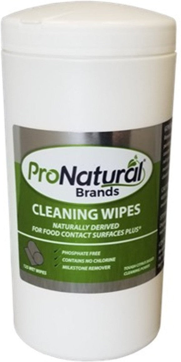 Stoelting - ProNatural Brands Cleaning Wipes (1 Container of 125 Wipes) - 265002