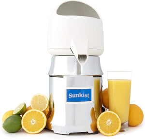 Sunkist - 20-Gal Commercial Series Chrome Electric Citrus Press Juicer - J-1