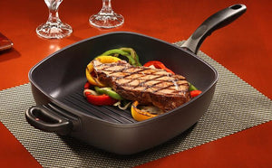 Swiss Diamond - 11" x 11" XD Non-Stick Deep Square Grill Pan (28 cm x 28 cm) - XD66281