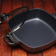 Swiss Diamond - 11" x 11" XD Non-Stick Induction Square Casserole with Lid (28 cm x 28 cm) - XD66282ic