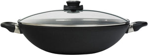 Swiss Diamond - 14" XD Non-Stick Induction Wok with Lid & Rack (36 cm) - XD61136ic