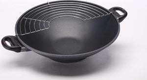 Swiss Diamond - 14" XD Non-Stick Induction Wok with Lid & Rack (36 cm) - XD61136ic