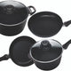 Swiss Diamond - 6 Piece XD Non-Stick Induction Cookware Set - XDSET6006i