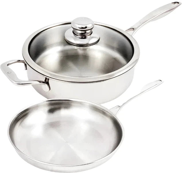 Swiss Diamond - Premium Clad 3 Piece Cookware Set - SDCLAD03PCSET