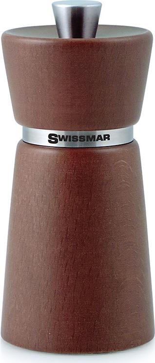 Swissmar - Connoisseur Hamburg 4.75" Chestnut Stain Pepper Mill (12cm) - SMP1201HC