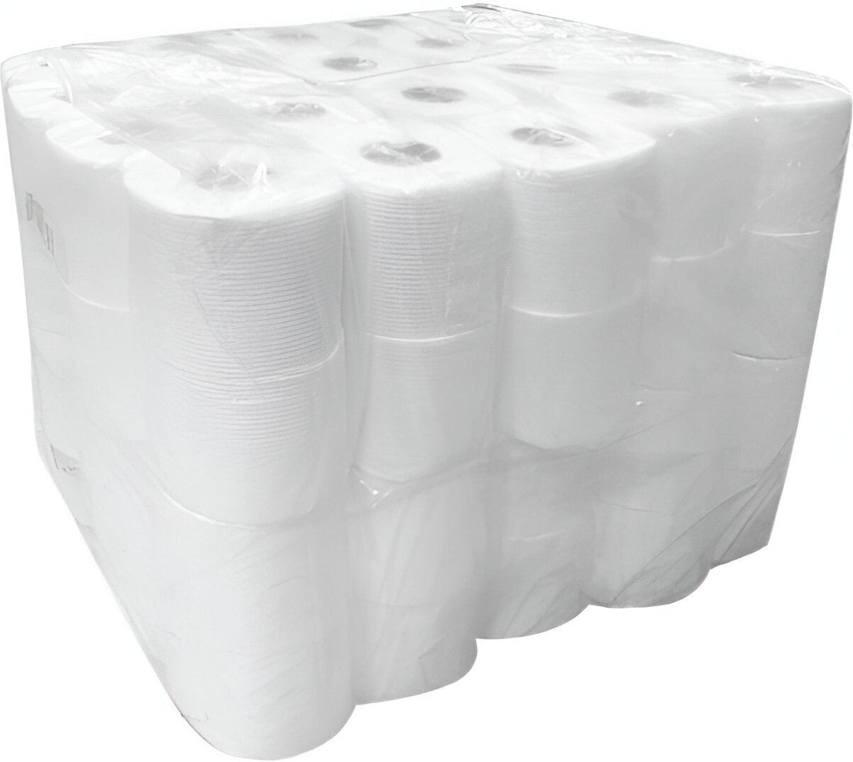 TISA - 2 Ply White Unprinted Retail Bath Tissue, Pack of 80 - 266121