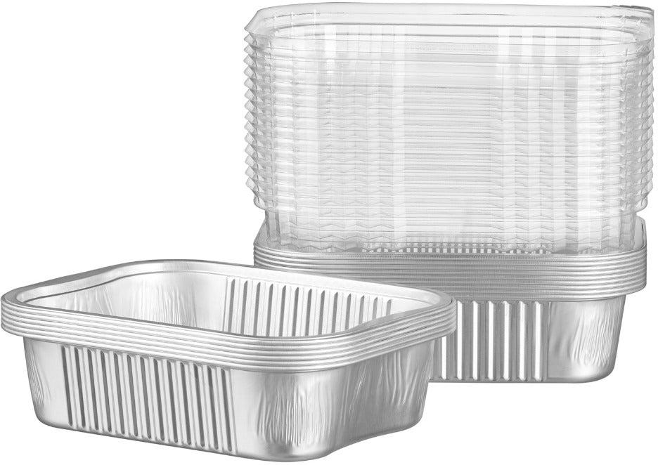 Talthi - 24 Oz Aluminum Container Combo, 220 Combos/Cs, 40cs/sk - 340401