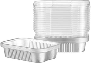 Talthi - 35 Oz Aluminum Container Combo, 220 Combos/Cs - 340402