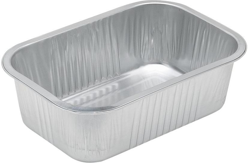 Talthi - 52 Oz Aluminum Rectangular Container, 240/Cs - 340405