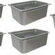 Tarrison - 12 L Stainless Steel Gelato/Ice Cream Pan, Pack of 5 - 12PAN