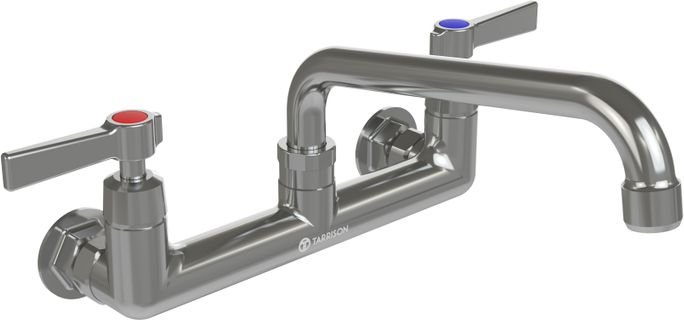 Tarrison - 12" Splash Mounted Swing Spout Faucet - TP‐PF8WL12H‐KIT