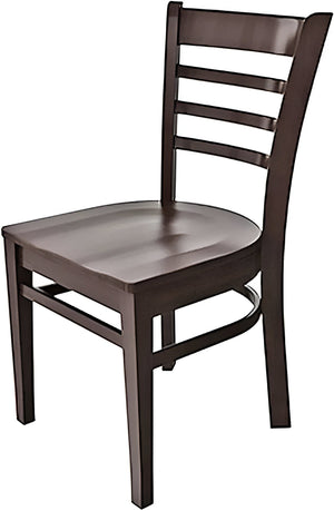 Tarrison - 17" Kona Finish with Wood Seat Carlisle Side Chair - ISG0101WKNKN-KIT