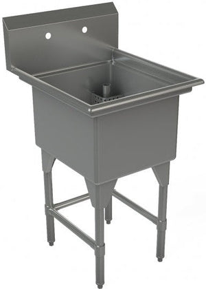 Tarrison - 24" One Compartment Sink Without Drainboards - TA-CDS11816-KIT