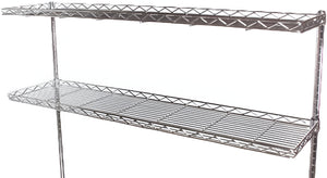 Tarrison - 24" x 12" Wire Cantilever Shelf with PolySeal Clear Epoxy Finish - CS1224Z