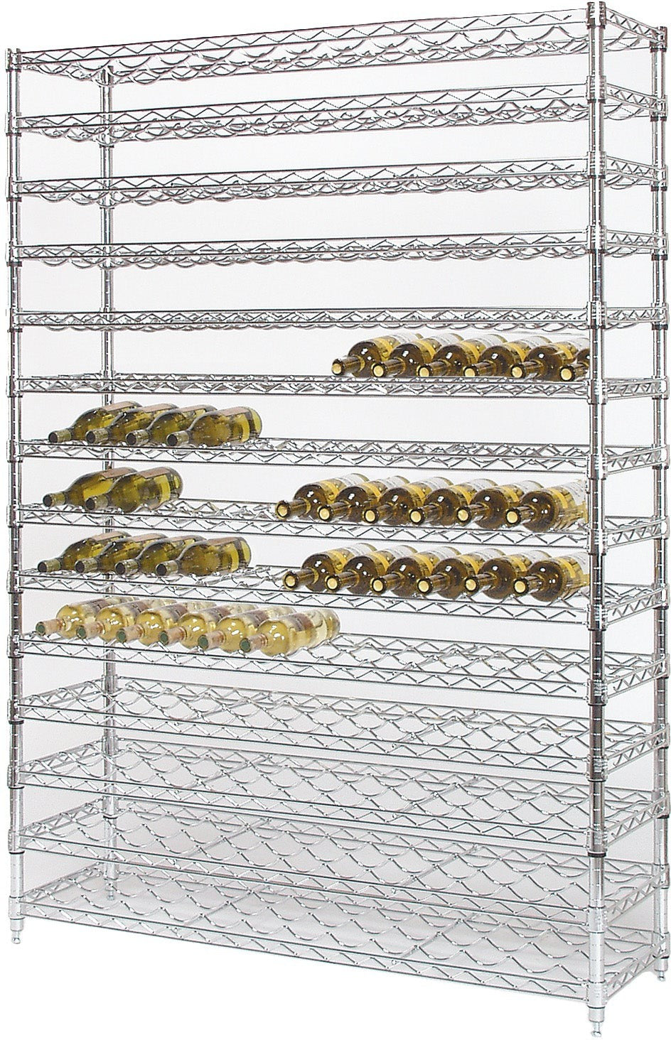 Tarrison - 24" x 14" x 34" 5-Tier Wine Bottle Display Rack - WR1424C3