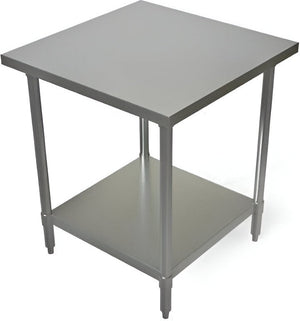 Tarrison - 24" x 24" Work Table with Stainless Steel Undershelf - SWT-2424