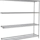 Tarrison - 24" x 24" x 74" 4-Tier Wire Add-On Shelving Unit with PolySeal Clear Epoxy Finish - A24247Z