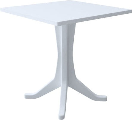 Tarrison - 28" Ponente Square Table (White) - ATPONEWHT