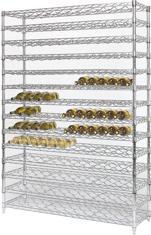 Tarrison - 36" x 14" x 54" 9-Tier Wine Bottle Display Rack - WR1436C5