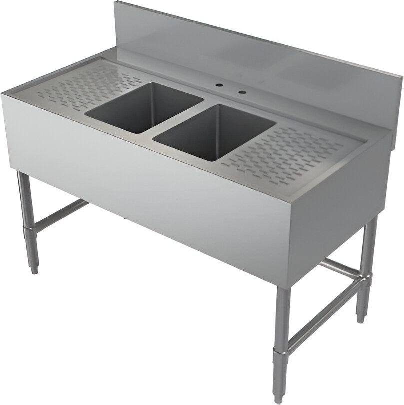 Tarrison - 48" Two-Compartment Underbar Sink Unit - BS22448LR