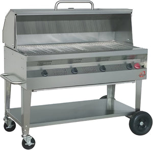 Tarrison - 51" Bubba Q Big Daddy LP Gas Commercial Outdoor Charbroiler - FL-TSG48RCP