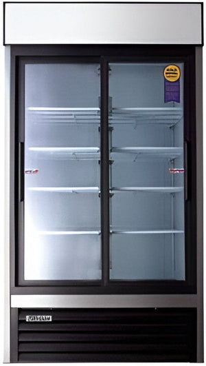 Tarrison - 53.25" Refrigerator with Sliding Glass Doors - TMGR48