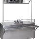 Tarrison - 60" Cabinet Base Demo Table with Overhead Mirror - DTCB3060