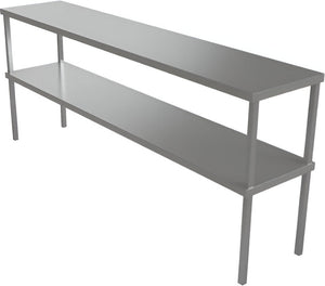 Tarrison - 60" x 15" x 30" Double Overshelf Table Mount - DOS1560