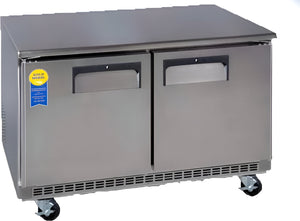 Tarrison - 71.5" Undercounter Reach-In Refrigerator with Rear Mount Compressor - CTUR-3-72BM