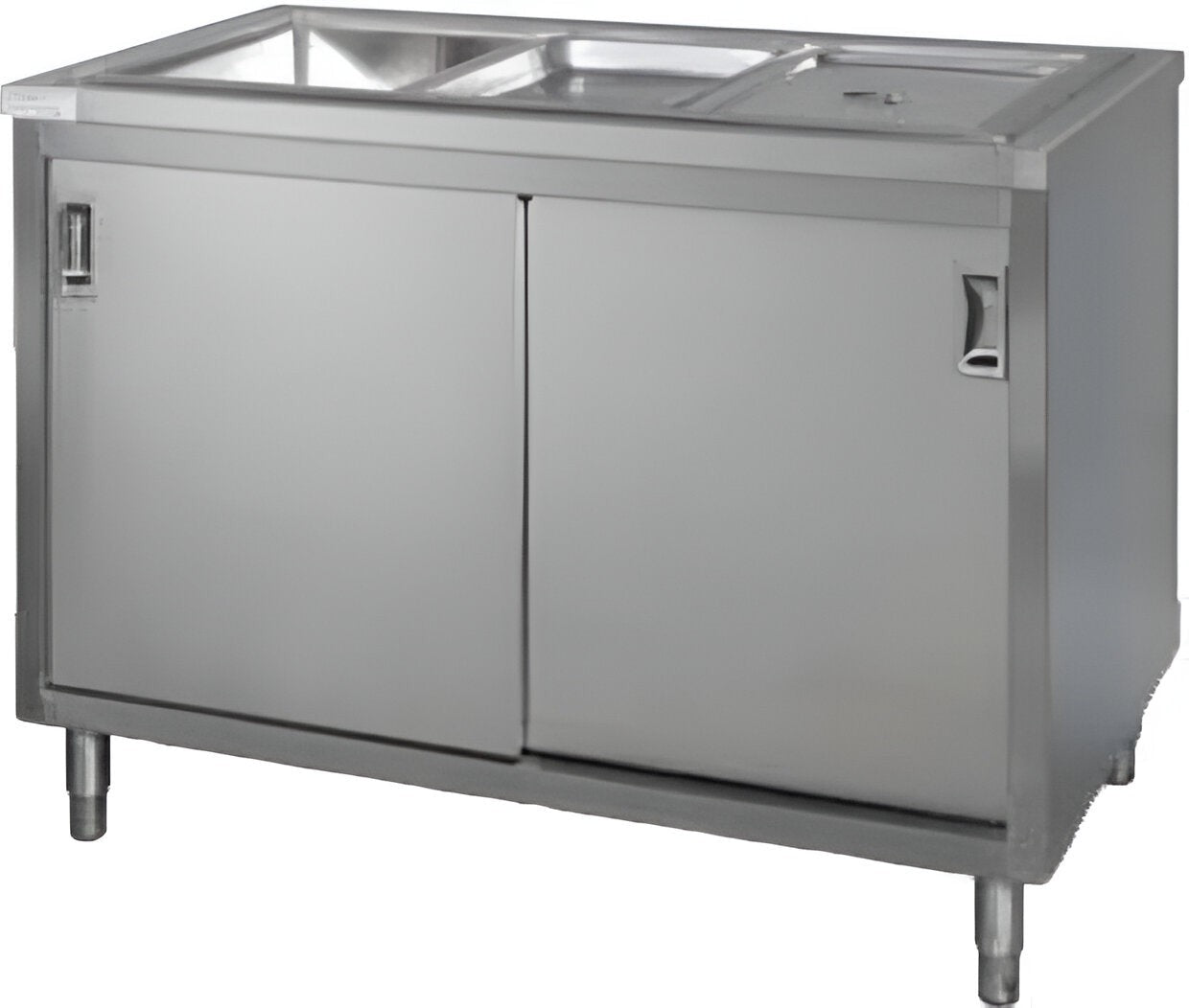 Tarrison - Serving Counter with One Wet Bain Marie Well - STCB-1-24