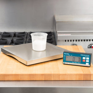 Taylor - 30 lb Digital Portion Control Scale with Wireless Display - TE30WD