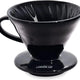 The London Sip - 1-2 Cup Black Ceramic Coffee Dripper - CD1-B