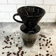 The London Sip - 1-4 Cup Black Ceramic Coffee Dripper - CD2-B