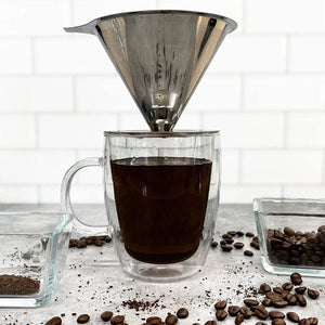 The London Sip - 1-4 Cup Stainless Steel Coffee Dripper - CD3