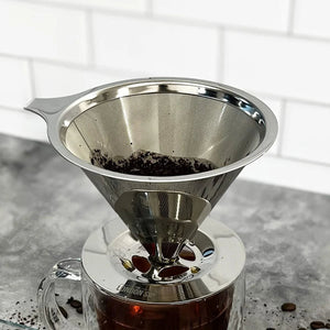 The London Sip - 1-4 Cup Stainless Steel Coffee Dripper - CD3